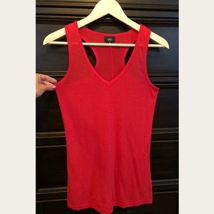 Mossimo Red Ribbed Tank M